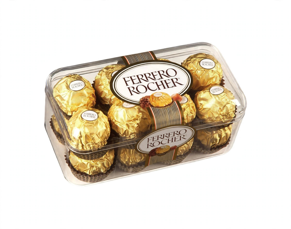 Ferrero Rocher Box of 16 - Premium Gold Chocolate Gift Box - $10